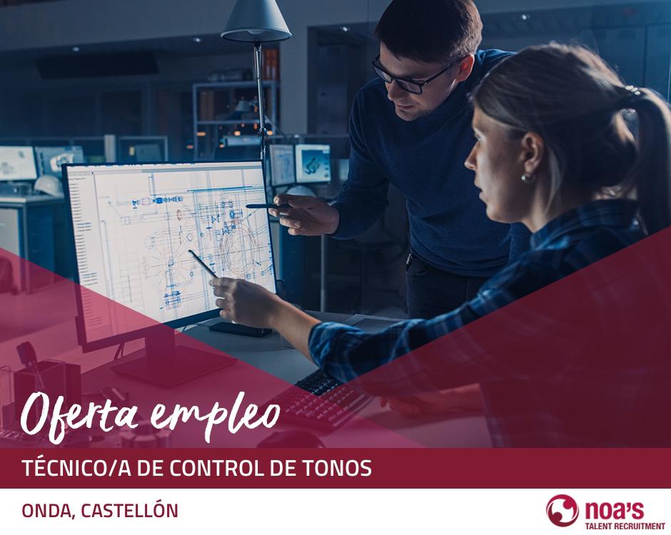 Técnico/a de control de tonos