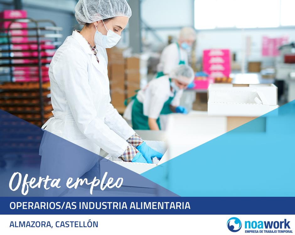 Operarios/as industria alimentaria