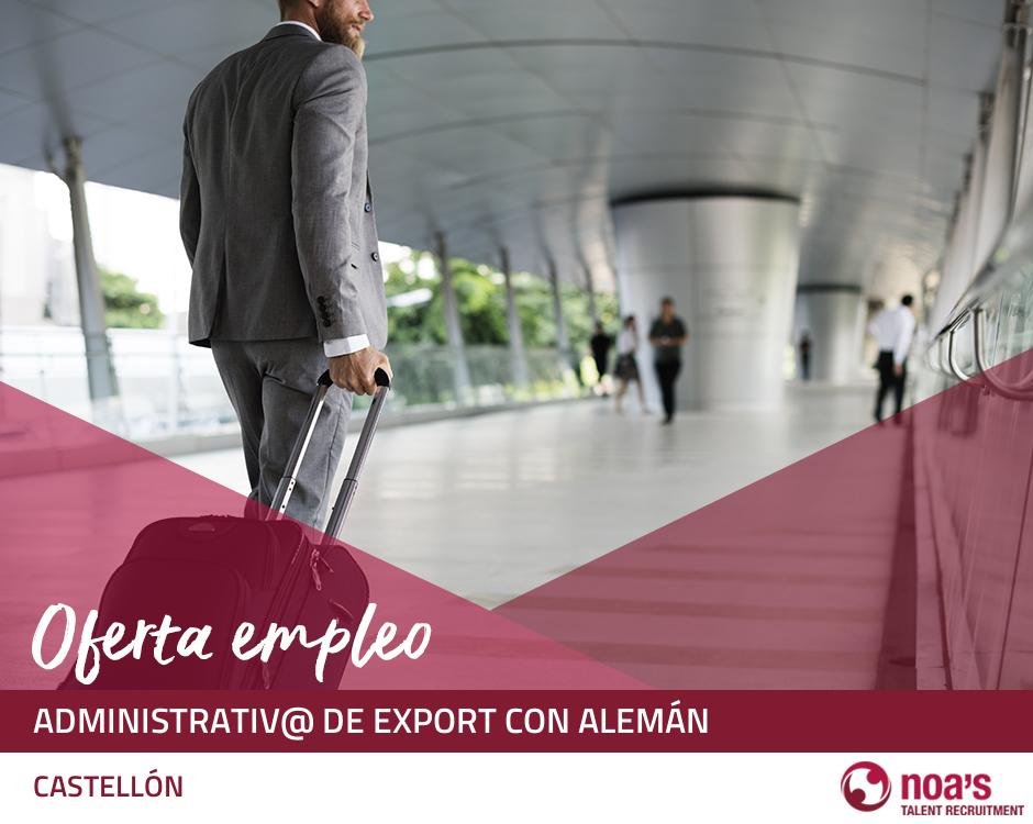 Administrativ@ de export con alemán