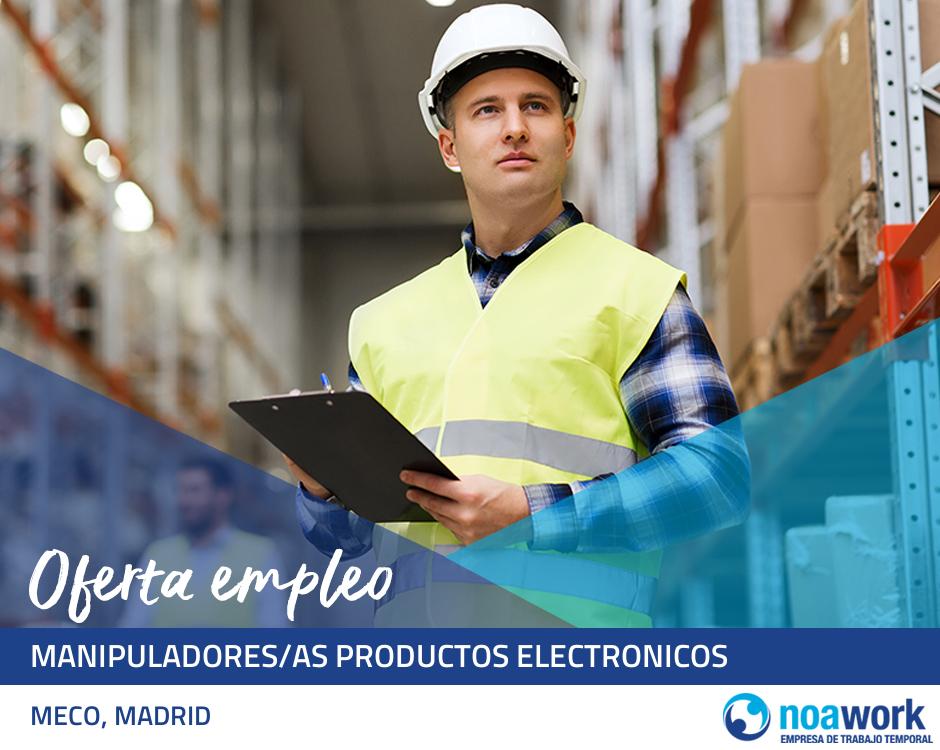 Manipuladores/as productos electronicos