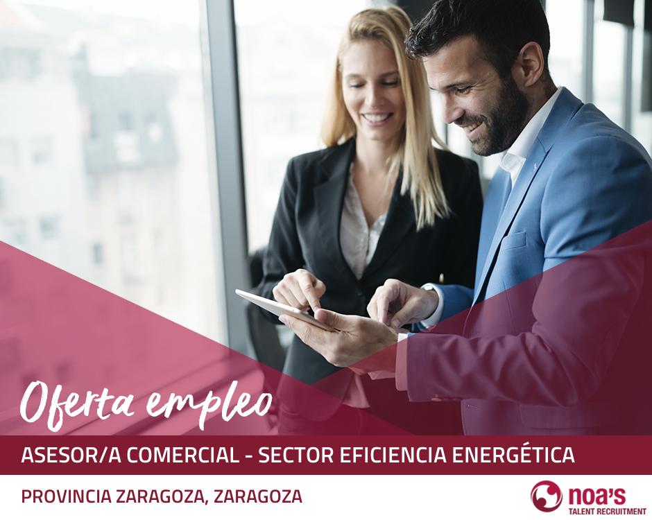 ETT PROVINCIA ZARAGOZA, ZARAGOZA Asesor/a comercial - sector eficiencia energética 