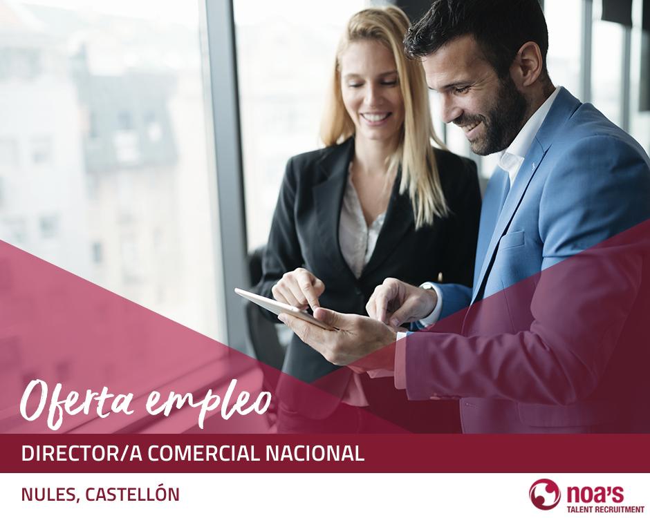 Director/a comercial nacional