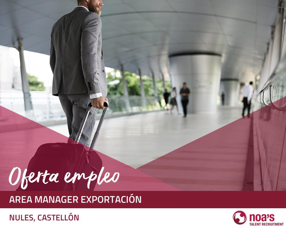 Area manager exportación 