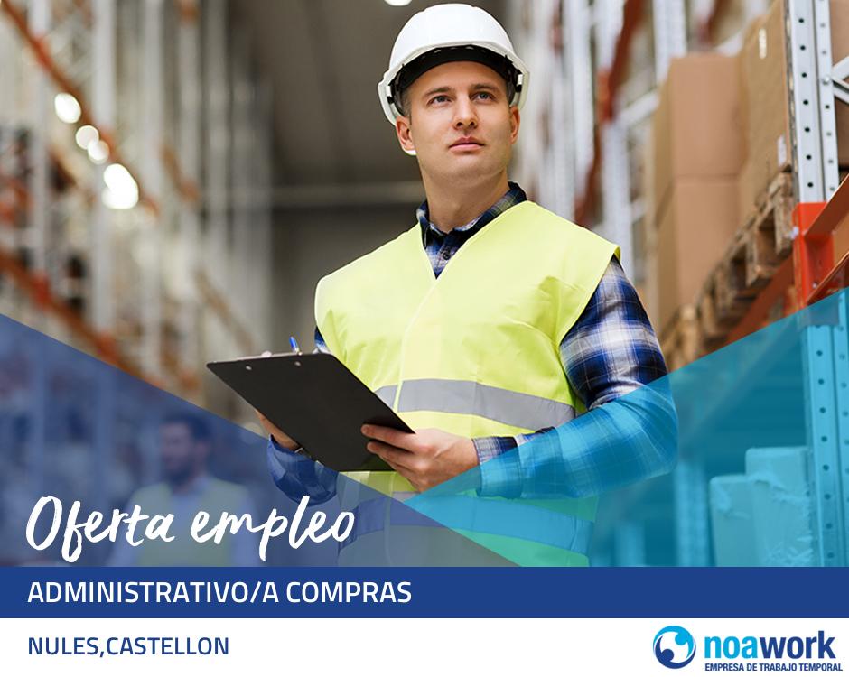 Administrativo/a compras 