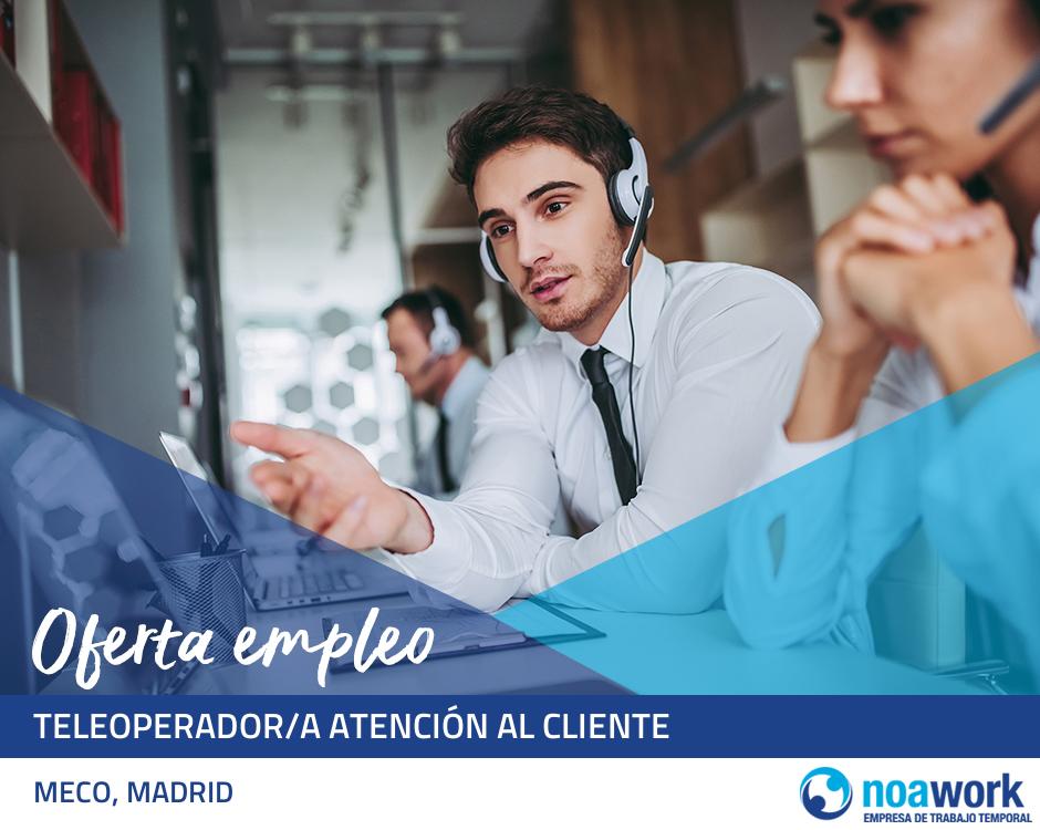 Teleoperador/a atención al cliente 