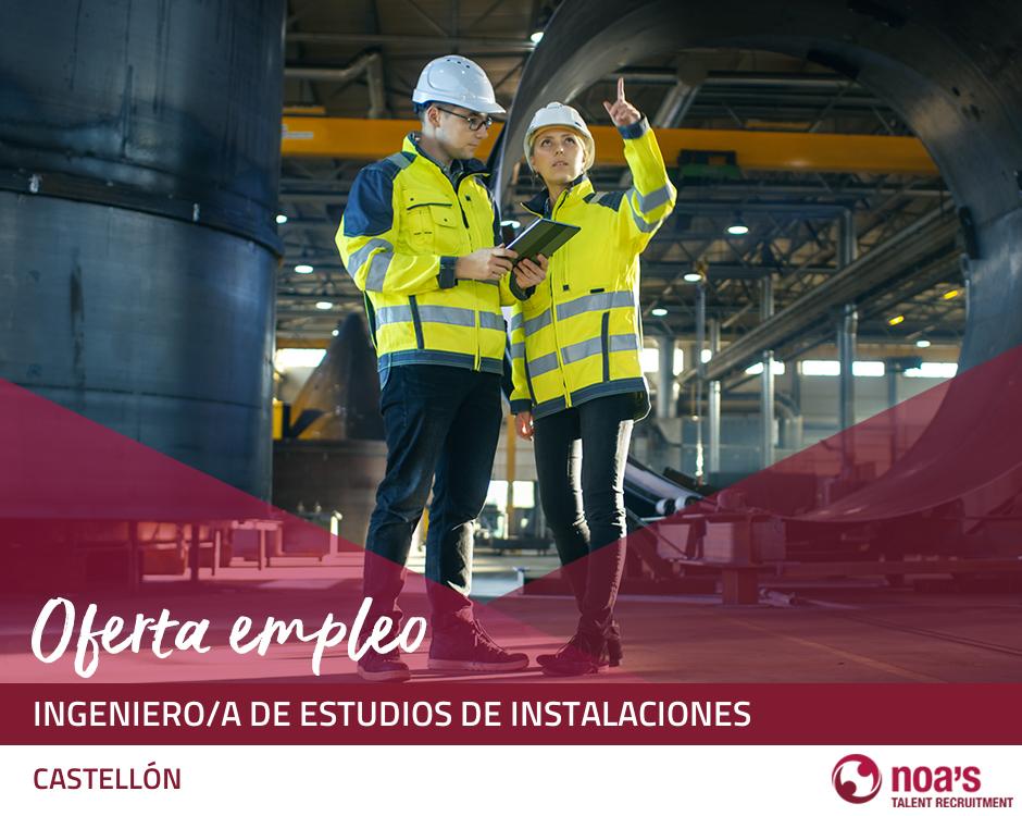 ETT CASTELLÓN Ingeniero/a de estudios de instalaciones