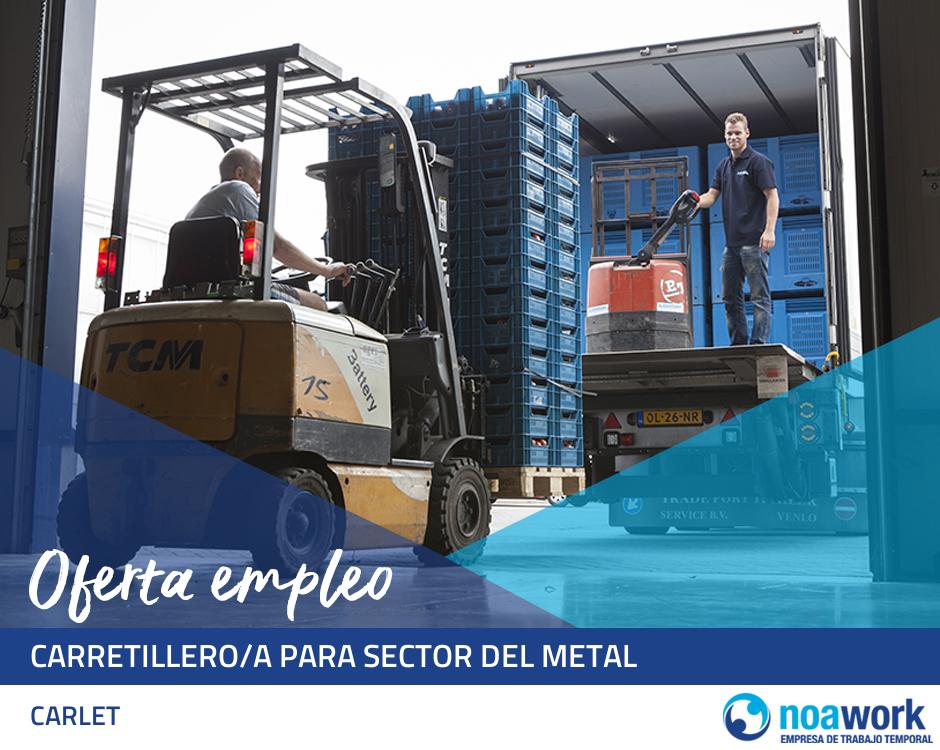 ETT CARLET Carretillero/a para sector del metal