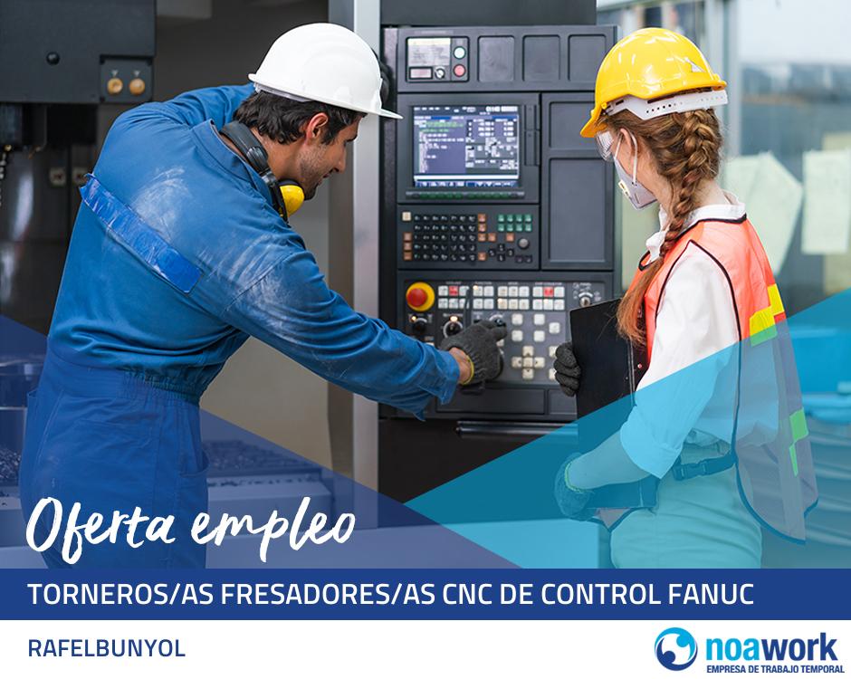 ETT RAFELBUNYOL Torneros/as fresadores/as cnc de control fanuc