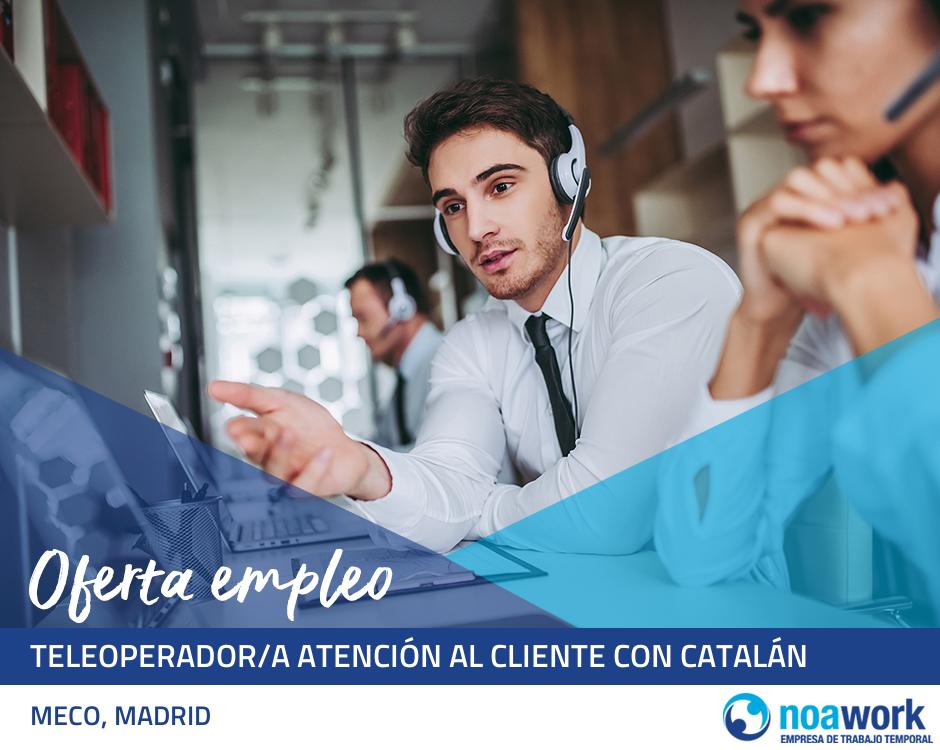 Teleoperador/a atención al cliente con catalán