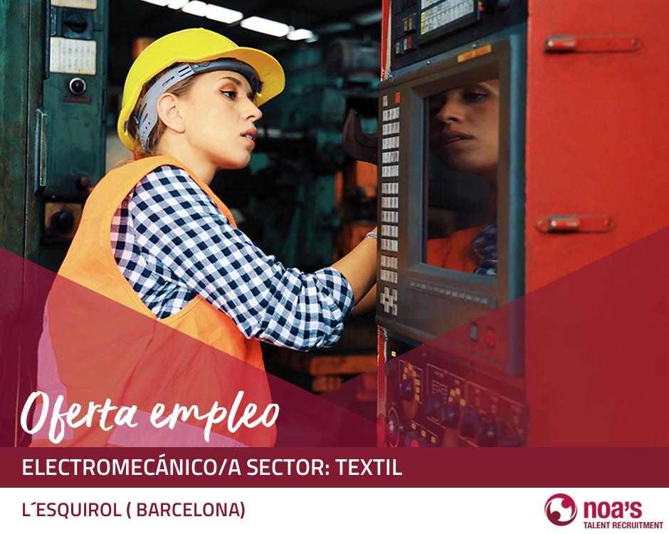 Electromecánico/a sector: textil